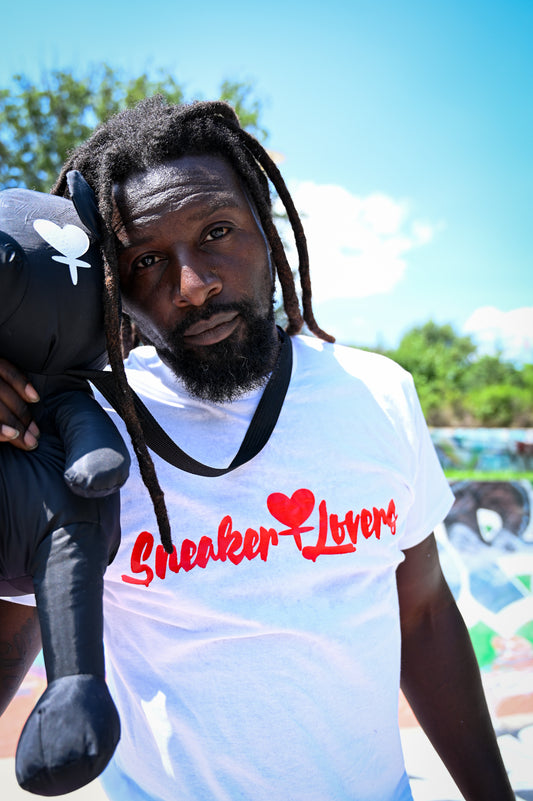 White SneakerLovers print