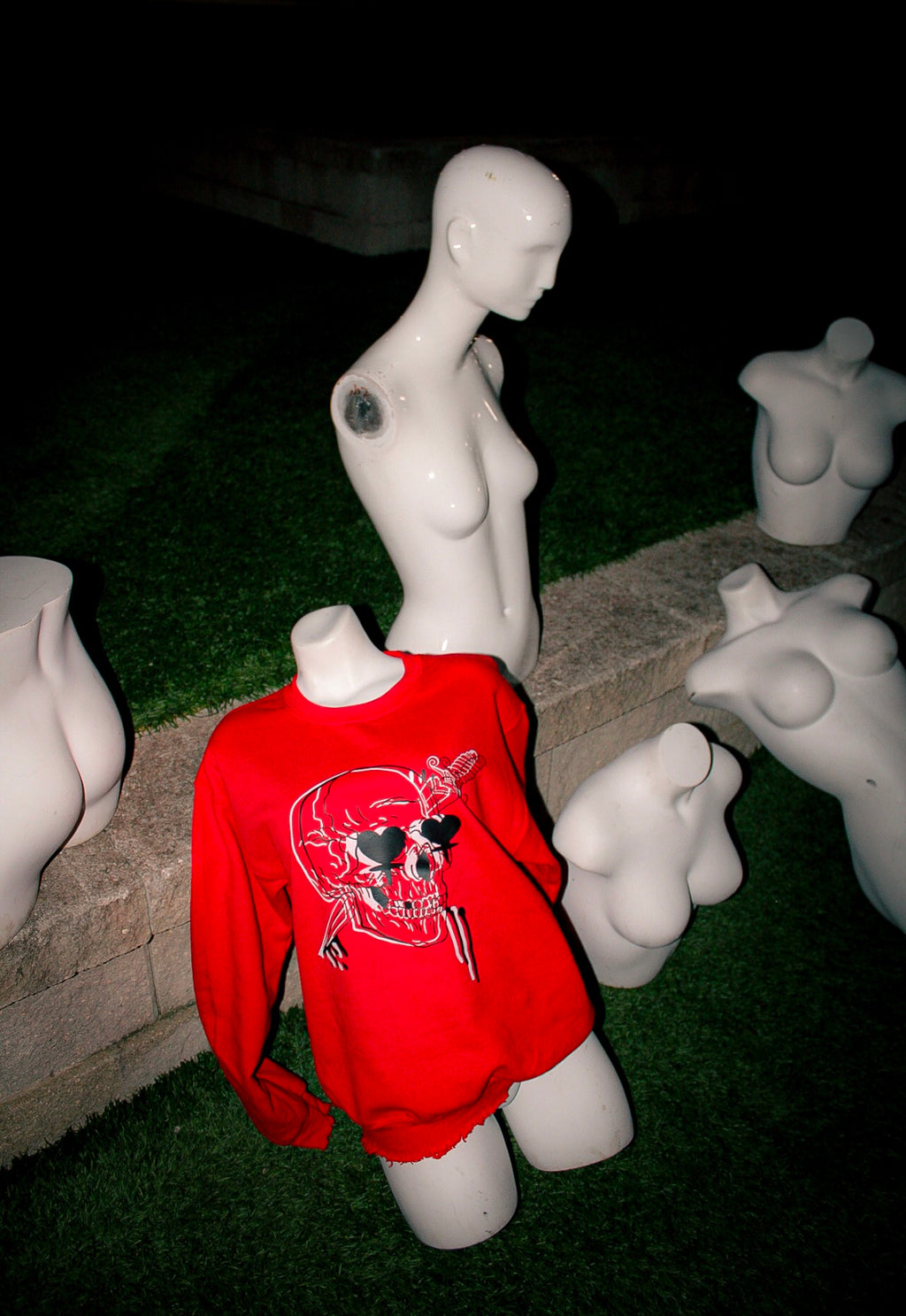 Skull crewneck