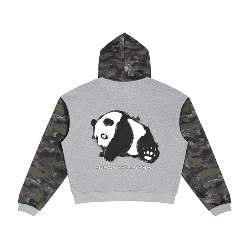 Camo Panda Boxy Hoodie