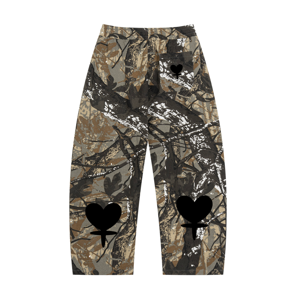Unisex Tree Camo Barrel Leg Pants