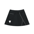 High-Waist Pocketed A-Line Skirt