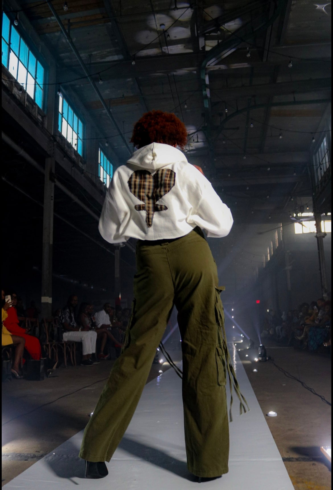 NameDrop cropped hoodie