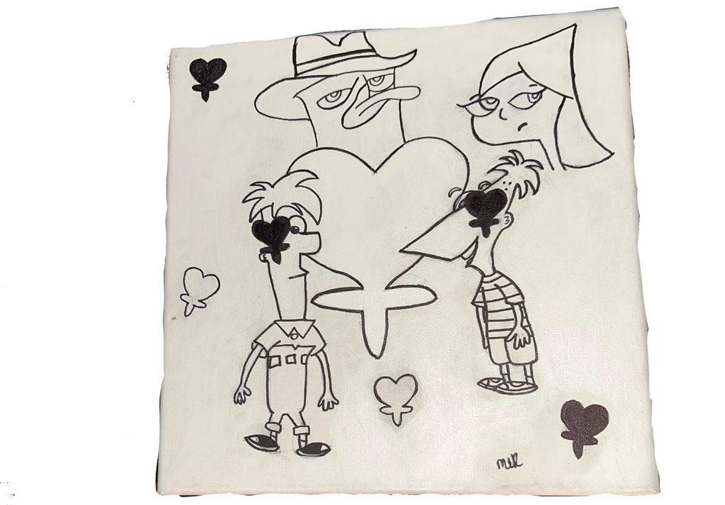 Ph*neas & Ferb inspired canvas