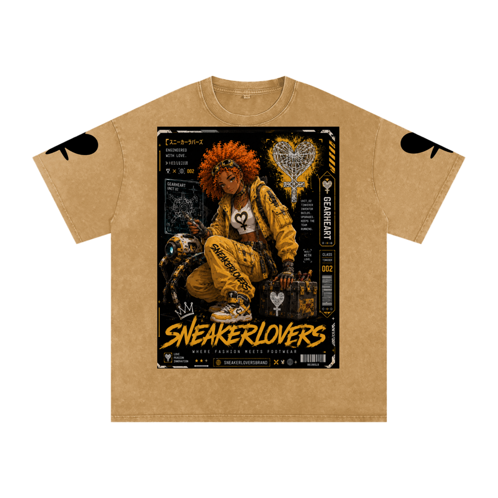 Gear heart Oversized Cotton T-Shirt