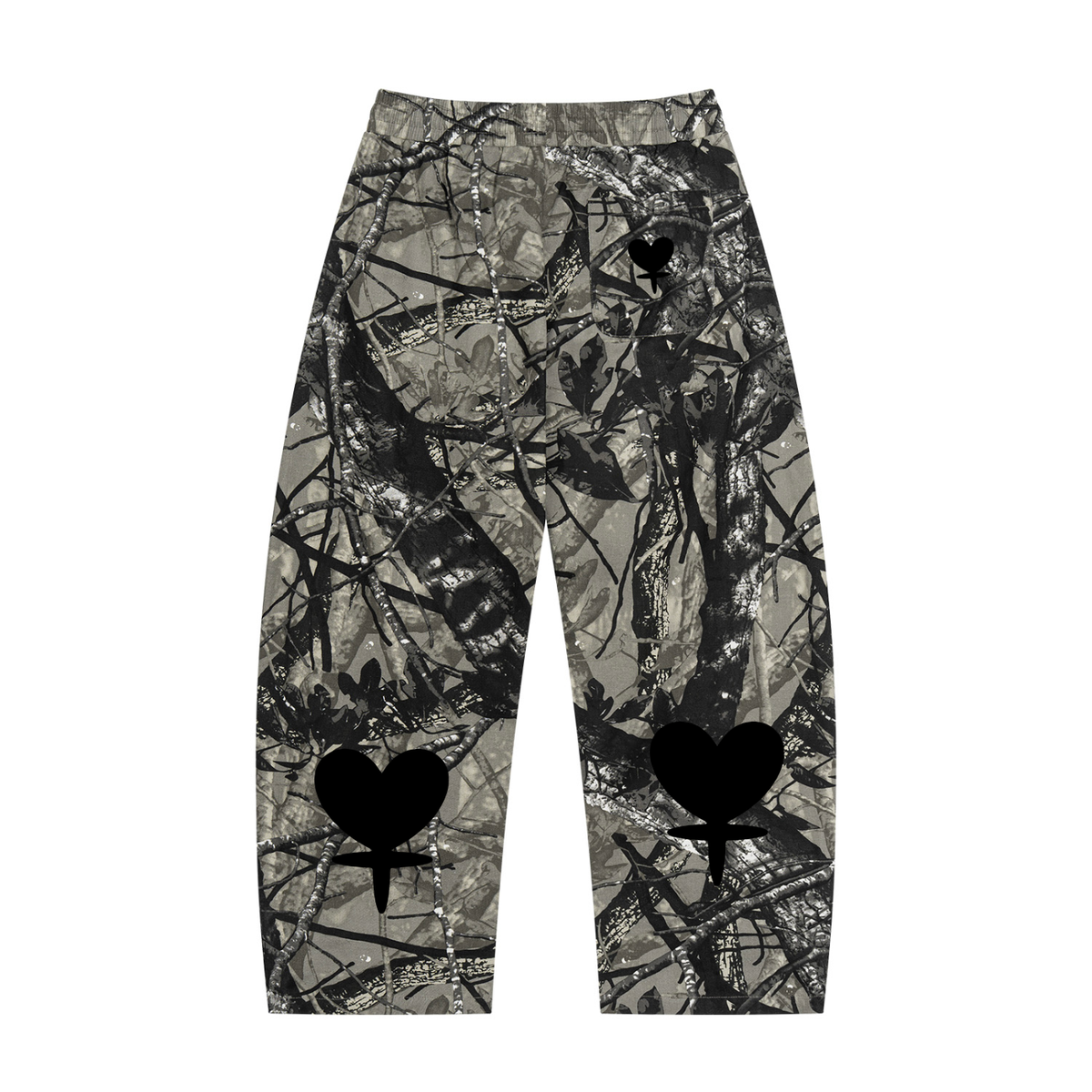 Unisex Tree Camo Barrel Leg Pants